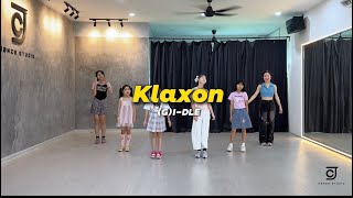 GIDLE  Klaxon  Kids Kpop dance class  CJ Danze Studio [upl. by Ardnik59]