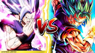 LF TRANSFORMING BEAST GOHAN VS ULTRA VEGITO BLUE [upl. by Lavern227]