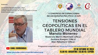 Tensiones Geopolíticas en el Tablero Mundial Manolo Monereo c M Martinelli G Keegan A Rebottaro [upl. by Darnell]