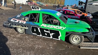 2L Saloon Stockcars Allcomers 1 Cowdenbeath Racewall 271024 [upl. by Eben]