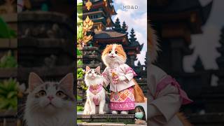 Evolution of BalineseCat ai cat kucing dog anjing reaction shorts cute [upl. by Ilanos]