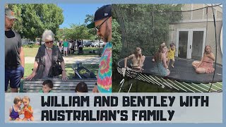 William and Bentley with australians family [upl. by Portland590]