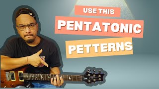 Easy Pentatonics Patterns tutorial to improve your skill fast [upl. by Veronica]