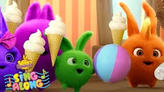 ICE CREAM WEEKEND  SUNNY BUNNIES SING ALONG COMPILATION  Cartoons for Kids  Nursery Rhymes [upl. by Yee]