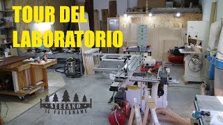 TOUR DEL LABORATORIO la falegnameria di Stefano [upl. by Elianora526]