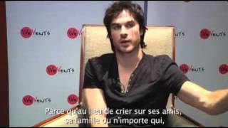 Excessif Ian Somerhalder talks Season 2 in Paris [upl. by Gesner]