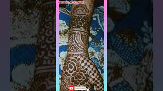 Mehandi ka design simple front hand आगे हाथ की मेहंदी डिज़ाइनviralshorts trending youtubeshorts [upl. by Eiddet]