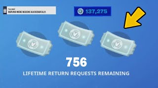 How To Get MORE REFUNDS TICKET in Fortnite Chapter 2 Season 2 EASY FORTNITE REFUND TICKET TUTORIAL [upl. by Uhthna]