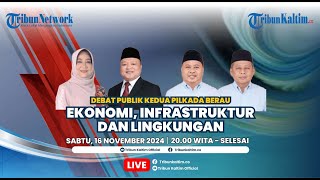 🔴 DEBAT PUBLIK KEDUA CALON BUPATIWAKIL BUPATI BERAU PILKADA 2024 [upl. by Lari]