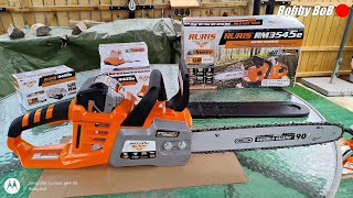 Drujba cu acumulatorbaterie  Ruris Rm3545e 40V5Ah 200W  battery chainsaw [upl. by Cayser]