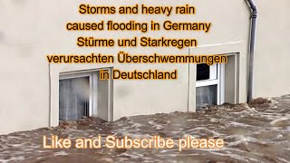 Flood in NRW Germany July 2021 II Hochwasser in NRW Deutschland Juli 2021 II attayie vision [upl. by Ardnuyek]