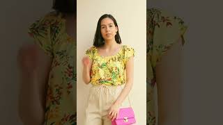 3 Looks com a cor tendência amarelo manteiga moda lookestiloso dicasdemodaeestilo shorts [upl. by Nnylsor]