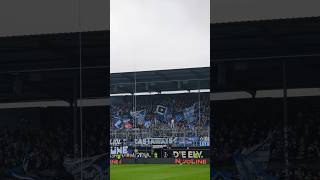 Ultras HSV auswärts in Elversberg 🏟️📢hsv hamburg hamburgersv ultras fans fußball shorts [upl. by Neerahs798]