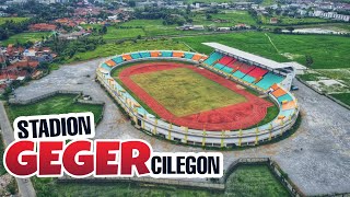 STADION Gelora GEGER CILEGON  STADION SERUNI  View Drone Kota Cilegon Project  Markas Rans FC [upl. by Burnett412]