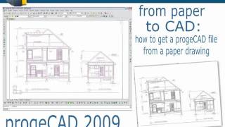 Convert Adobe PDF into AutoCAD DWG with progeCAD Professional [upl. by Anilek]