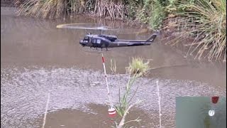 Flywing Bell UH1D Huey RC mit Feuerlöschbehälter [upl. by Nalahs]