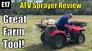 ATV Sprayer Review  FIMCO 15 Gallon ATV152 QR  Florida Homestead  E17 [upl. by Plossl]