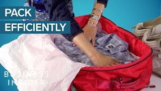 How To Pack Your Suitcase More Efficiently [upl. by Eiroc348]