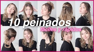 PEINADOS RÁPIDOS PARA MAÑANAS APRESURADAS  Ekaty [upl. by Ashli]