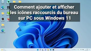 Ajouter licône dune application sur le Bureau  Windows 10 [upl. by Alyos]