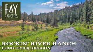 Oregon Property For Sale  Rockin River Ranch  Long Creek Oregon [upl. by Gesner968]