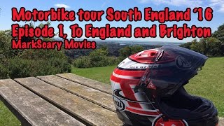 Motorbike tour South England 2016  Motorvakantie Engeland 1 [upl. by Adley330]