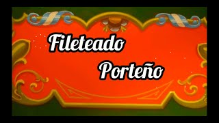 Fileteado porteño Letras [upl. by Kcir]