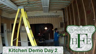 HFE ep 3  Kitchen Demo Day 2 [upl. by Brott]