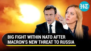 World War III Will Start Italy Warns After Macrons Ukraine Operation Threat To Russia  Watch [upl. by Barger]