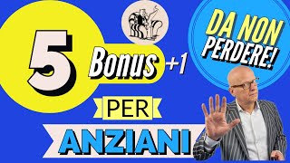 💡PENSIONI 👉 TUTTI I BONUS CHE SPETTANO agli ANZIANI OLTRE LA PENSIONE 💰 Da NON PERDERE❗️ [upl. by Aicinet]