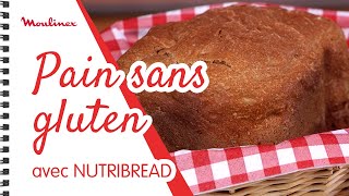 Pain maison sans gluten avec NUTRIBREAD  Les recettes Moulinex [upl. by Corinne358]