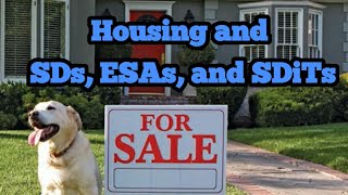 The FHA and SDs SDiTs and ESAs  Service Dog Housing Tips 🐕 🏡 [upl. by Rosanne]