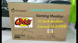 Acer Aopen 32HC5QR FHD Gaming Monitor [upl. by Nwahsauq]