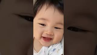 Dada baby love to play very cute reaction 🥰🥰🥰 [upl. by Eelhsa351]