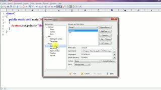 First program of java with editplus [upl. by Nirehtak637]