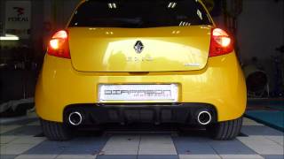 AKRAPOVIC Exhaust  Renault Clio 3 RS [upl. by Aillicec780]