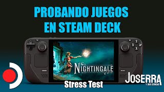 Probando Nightingale Stress Test en Steam Deck [upl. by Elahcim]