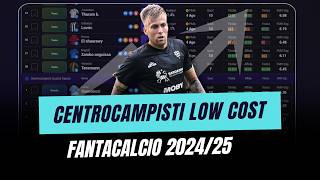 CENTROCAMPISTI LOW COST ASTA FANTACALCIO 202425  Con Fasce Prezzi e note [upl. by Nyledaj]