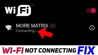 WiFi Connecting Problem Fix✅  WiFi Not Connecting Problem Solve All Mobile [upl. by Esten]