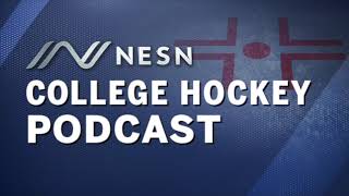 NESN College Hockey Podcast UMaine Captain Mitch Fossier Interview [upl. by Cristen]