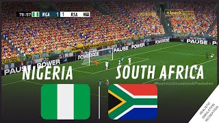 NIGERIA  AFRIQUE DU SUD  Coupe dAfrique des Nations 2023  Simulation de jeu vidéo [upl. by Oralia780]