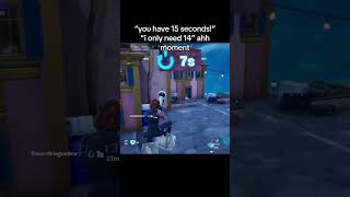 MILLISECONDS until it expired fortnite fortniteclips gaming meme funny fyp fypシ clutch for [upl. by Feune411]