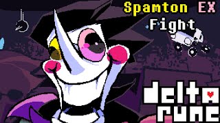 DELTARUNE Spamton Ex Full Fight Concept [upl. by Leizar250]