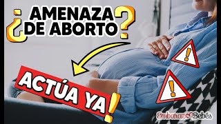 5 CONSEJOS Vitales en una AMENAZA DE ABORTO ⚠️❗️ [upl. by Llerahs968]