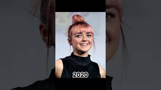 Maisie Williams Transformation from 2010  2024 gameofthrones shortsvideo hollywood [upl. by Guod]