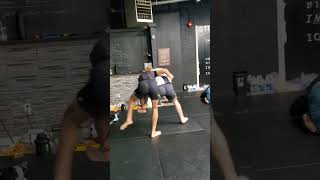 Standing Buggy Choke Attemp  Live Round bjj jiujitsu nogi [upl. by Olocin]