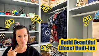 7 Best DIY Closet Design Ideas For Beautiful Built In Closets amp Better Closet Organization [upl. by Narib]