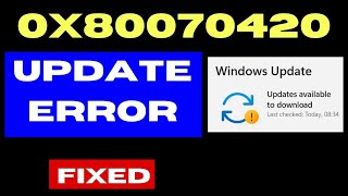 0x80070420 Windows update error code on Windows 11  10 Fixed [upl. by Russo]