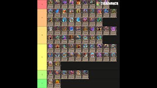 Hearthstone Battlegrounds Buddies Tier List [upl. by Carmelita432]