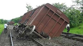 Goods Train Accident in India [upl. by Dlanigger]